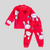 Little Bunny in Red Soft Rabbit Fur Full Sleeves Shirt & Pajama Set