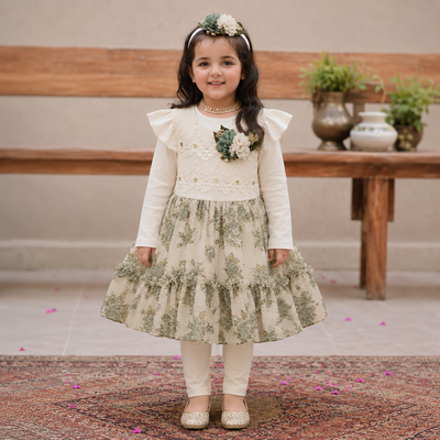Floral Fantasy Green