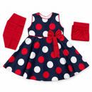 Navy Dot Darling
