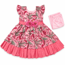 Pink Petal Frock Set