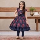 Midnight Rose Frock Set
