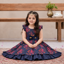 Midnight Rose Frock Set