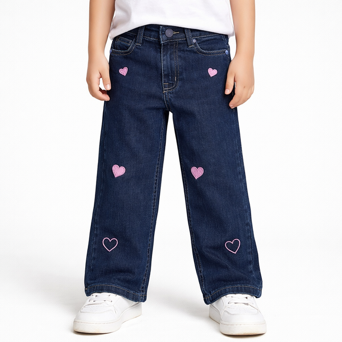 Sweet Heart Navy Denim Jeans