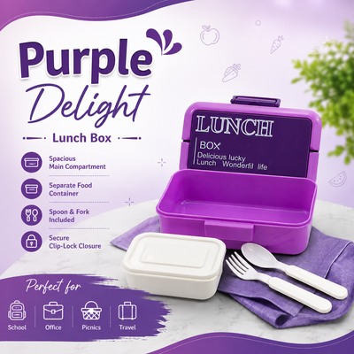 Purple Delight Lunch Box
