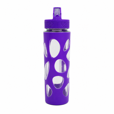 Purple Crystal Sipper Bottle