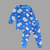 Say Hallo to Astronaut in Dark Blue Fleece Full Sleeves Shirt & Pajama Set