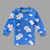 Say Hallo to Astronaut in Dark Blue Fleece Full Sleeves Shirt & Pajama Set