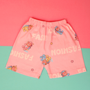Space Bear in Fashion in Pink Tee and Shorts Set