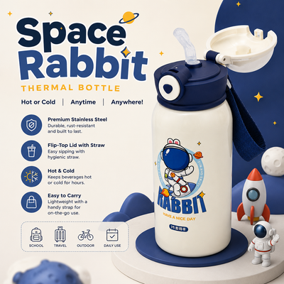 Space Rabbit Thermal Bottle