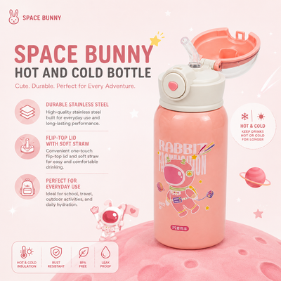 Space Bunny Hot & Cold Bottle