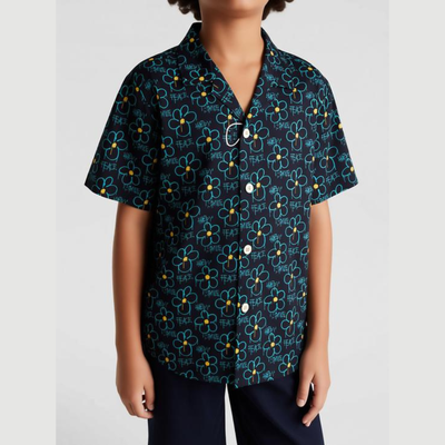 Night Garden Print Shirt