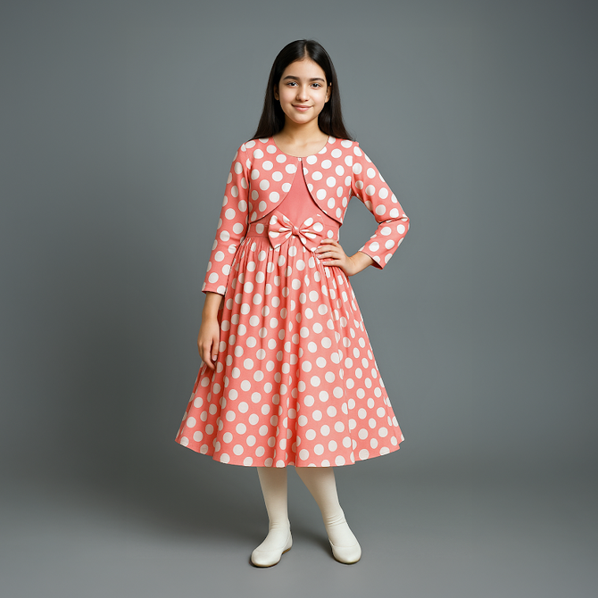 Peachy Polka Charm