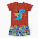 Flying Dino Tee and Shorts Set