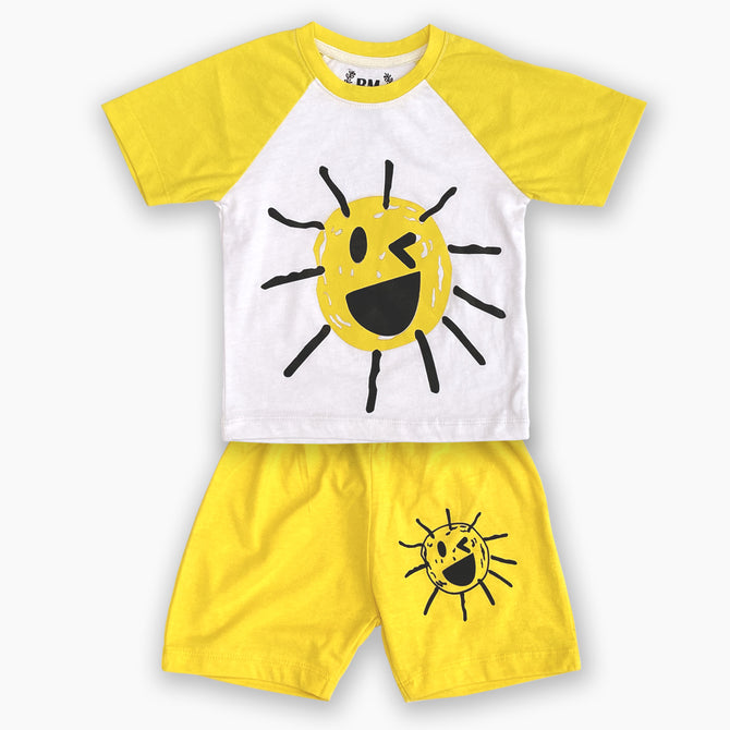 Sun Face in Yellow JC