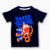 Octopus Skate Board Surfer Graphic Tee