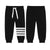 Front Striped Fleece Sweatpants