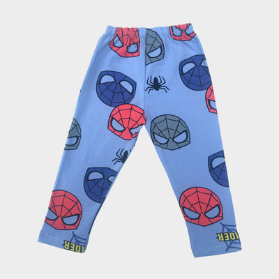 Spider Full Sleeves Tee & Pajama Set