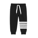 Front Striped Fleece Sweatpants