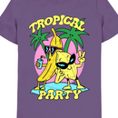 Tropical Party Purple Graphics Tee